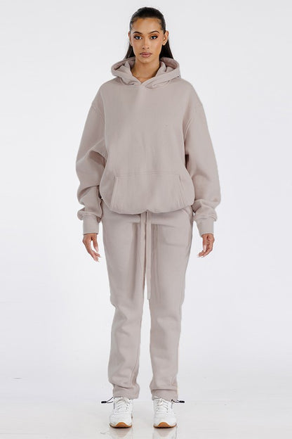 Unisex Premium Cotton Blend Hoodie & Toggle Pant Set