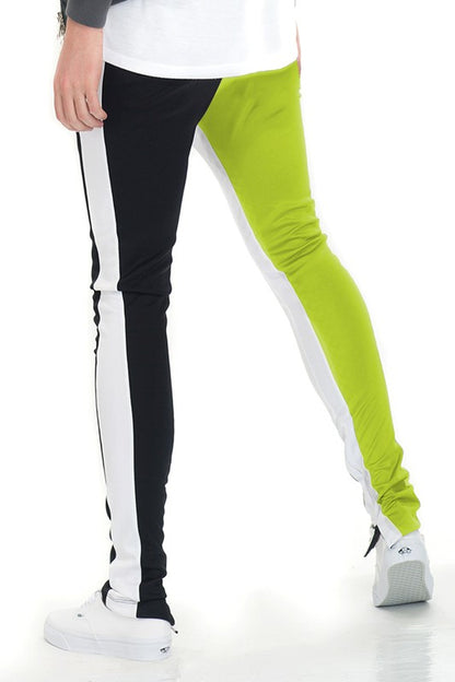 Men's Slice Two Tone Color Block Joggers