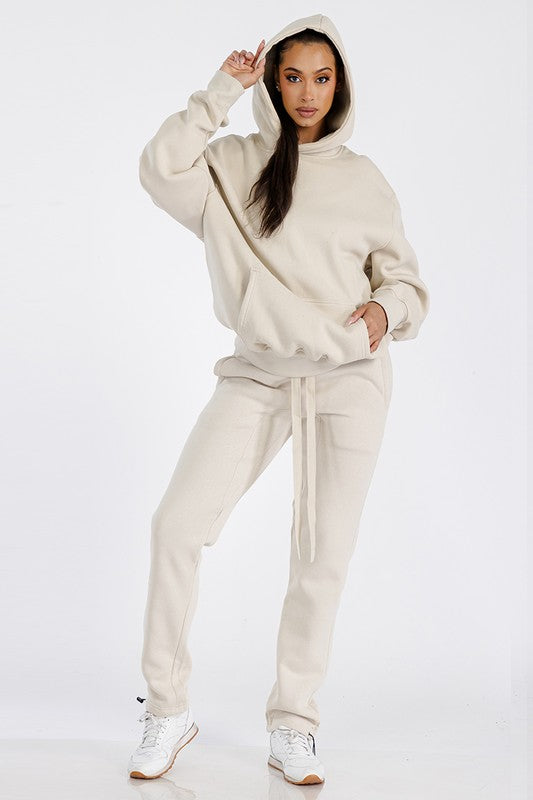 Unisex Premium Cotton Blend Hoodie & Toggle Pant Set