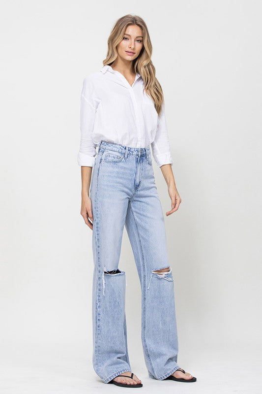 90s Vintage Flare Jeans VERVET by Flying Monkey