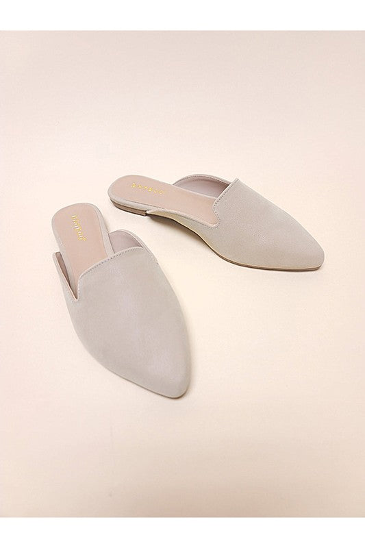 Casual Flat Mules Slides Let's See Style