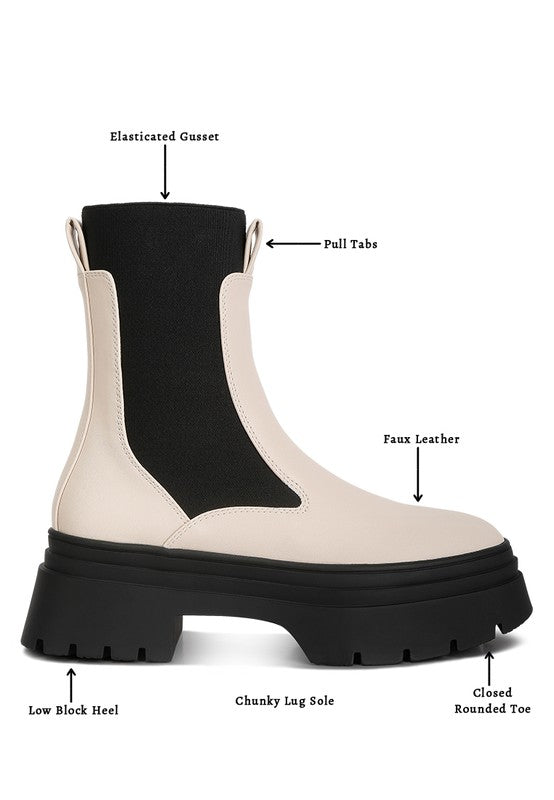 Ronin High Top Chunky Chelsea Boots