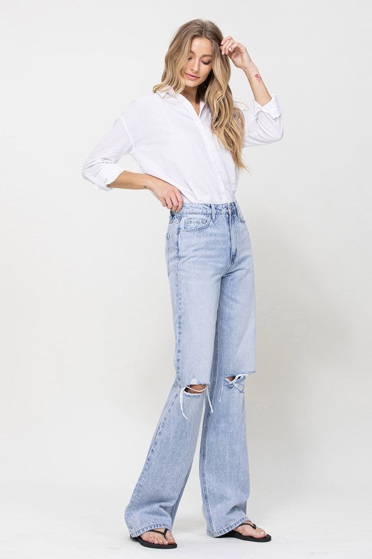 90s Vintage Flare Jeans VERVET by Flying Monkey