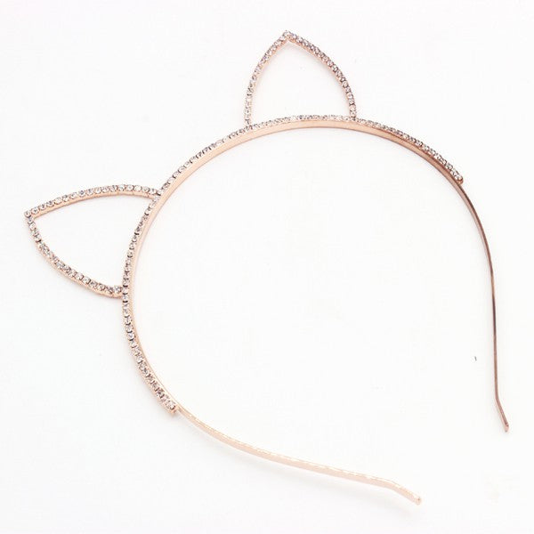 RHINESTONE CAT EARS