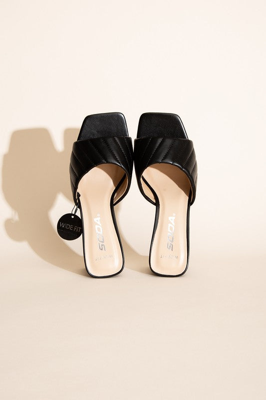 Winona Slide Mule Heels