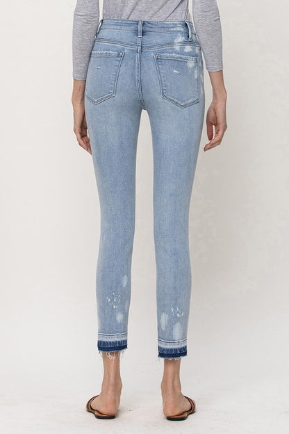 Mid-Rise Crop Skinny Jeans