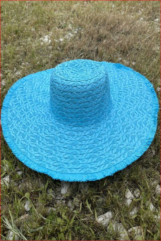 Floppy Straw Hat LOVBAG