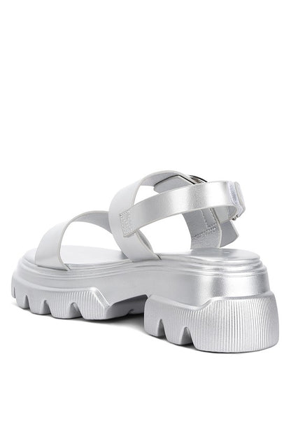 Silas Metallic Chunky Sandals