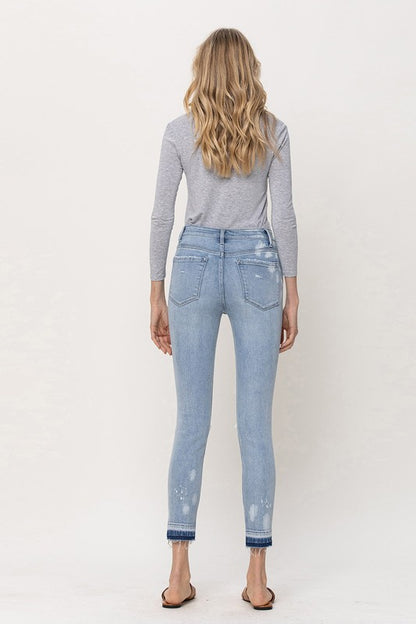 Mid-Rise Crop Skinny Jeans