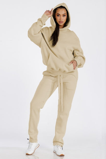 Unisex Premium Cotton Blend Hoodie & Toggle Pant Set