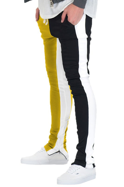 Men's Slice Two Tone Color Block Joggers