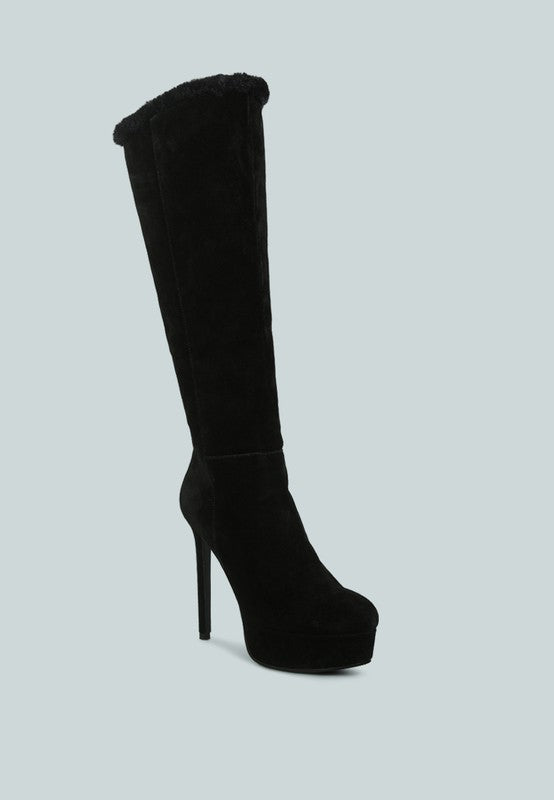 SALDANA Convertible Suede Leather High Boots