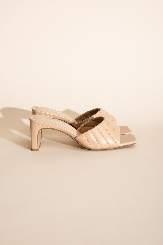 Winona Slide Mule Heels