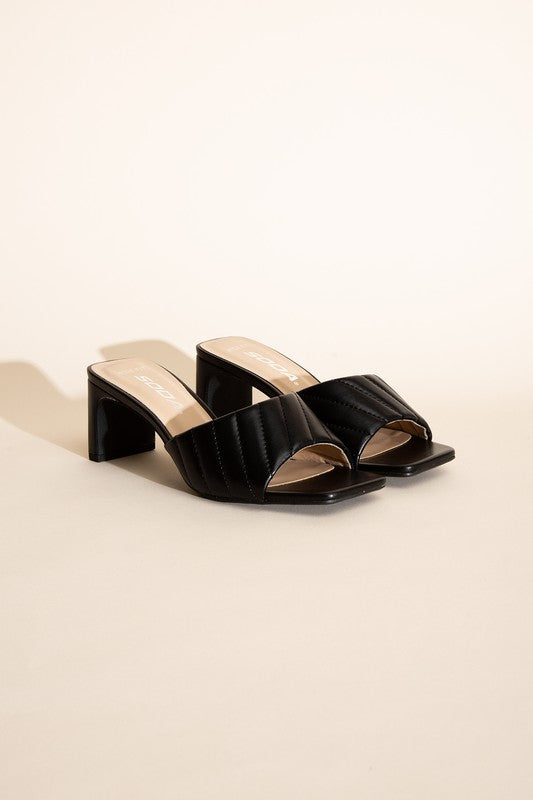 Winona Slide Mule Heels