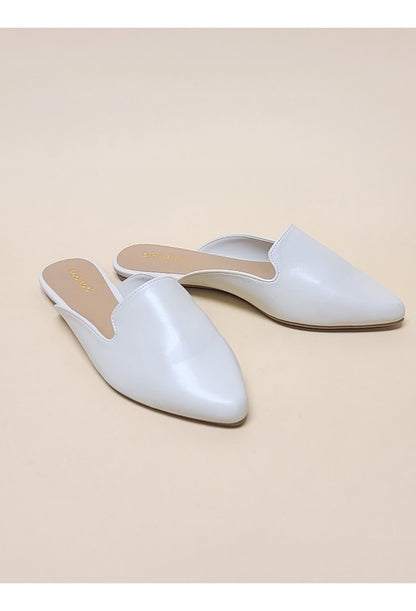 Casual Flat Mules Slides Let's See Style