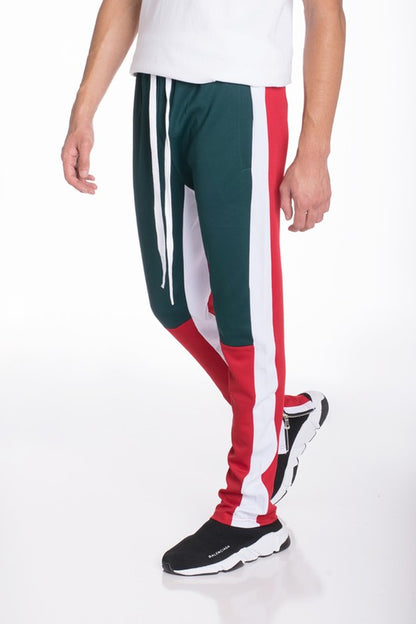 Men's Color Block Track Pants