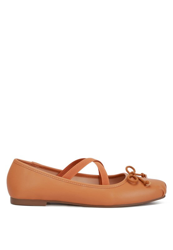 Leina Recycled Faux Leather Ballet Flats