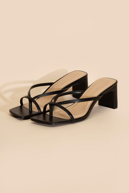 Gadget-S Thong Mule Heels