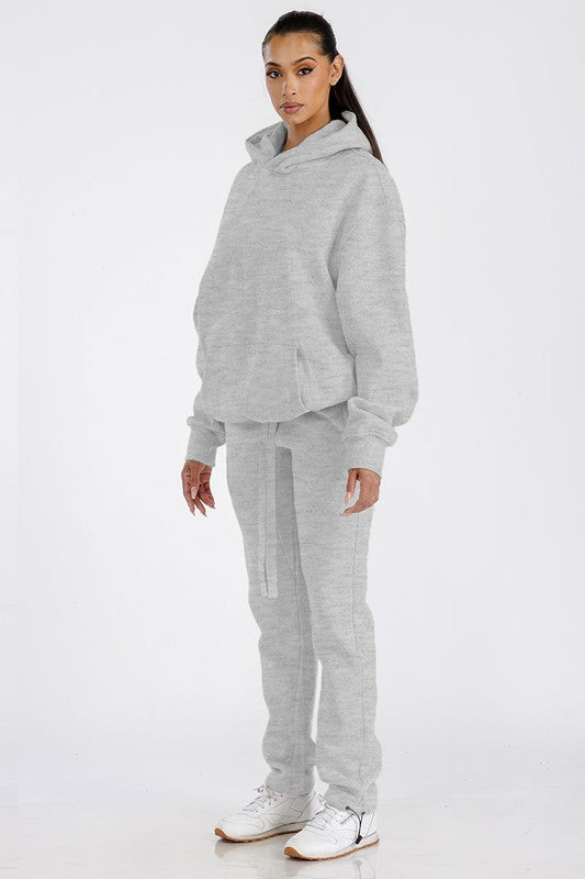 Unisex Premium Cotton Blend Hoodie & Toggle Pant Set