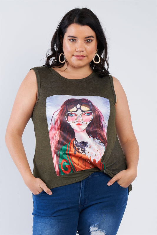 Shady Girl Graphic Top