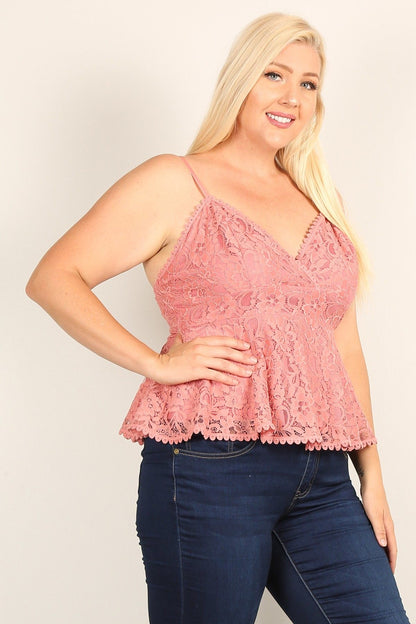 Lace Sleeveless Top