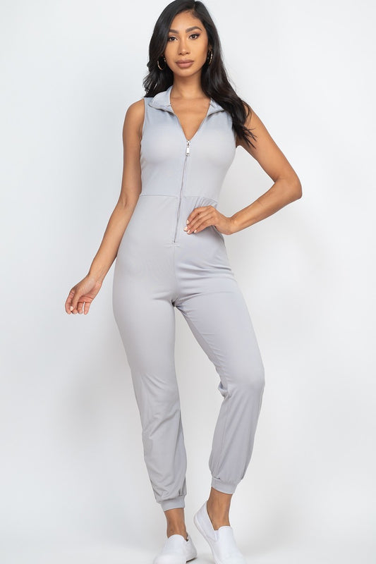 Zip Front Jumpsuit