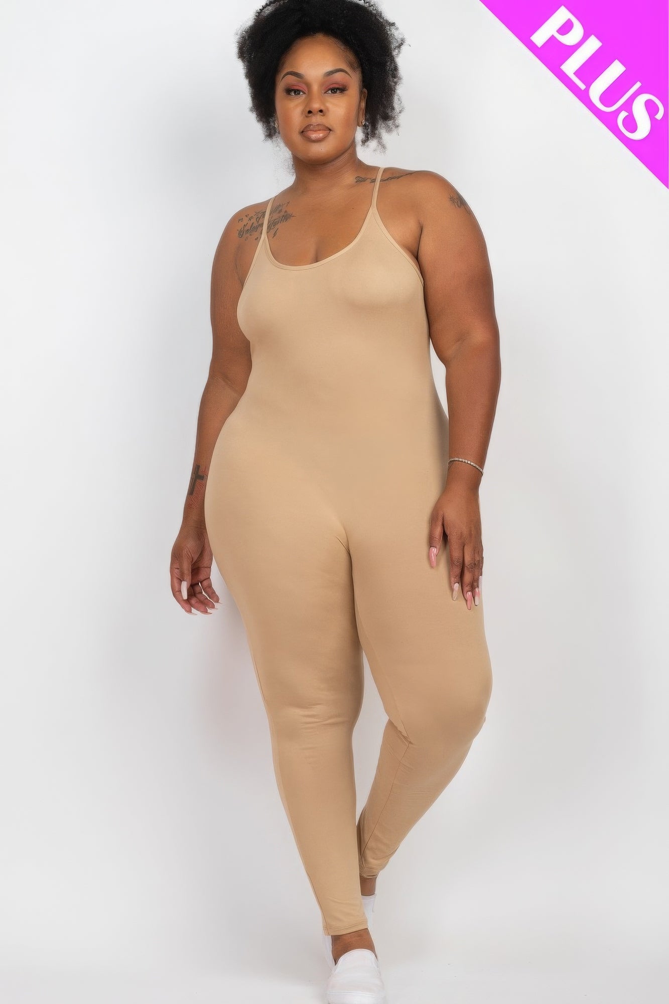 Solid Bodycon Cami Jumpsuit