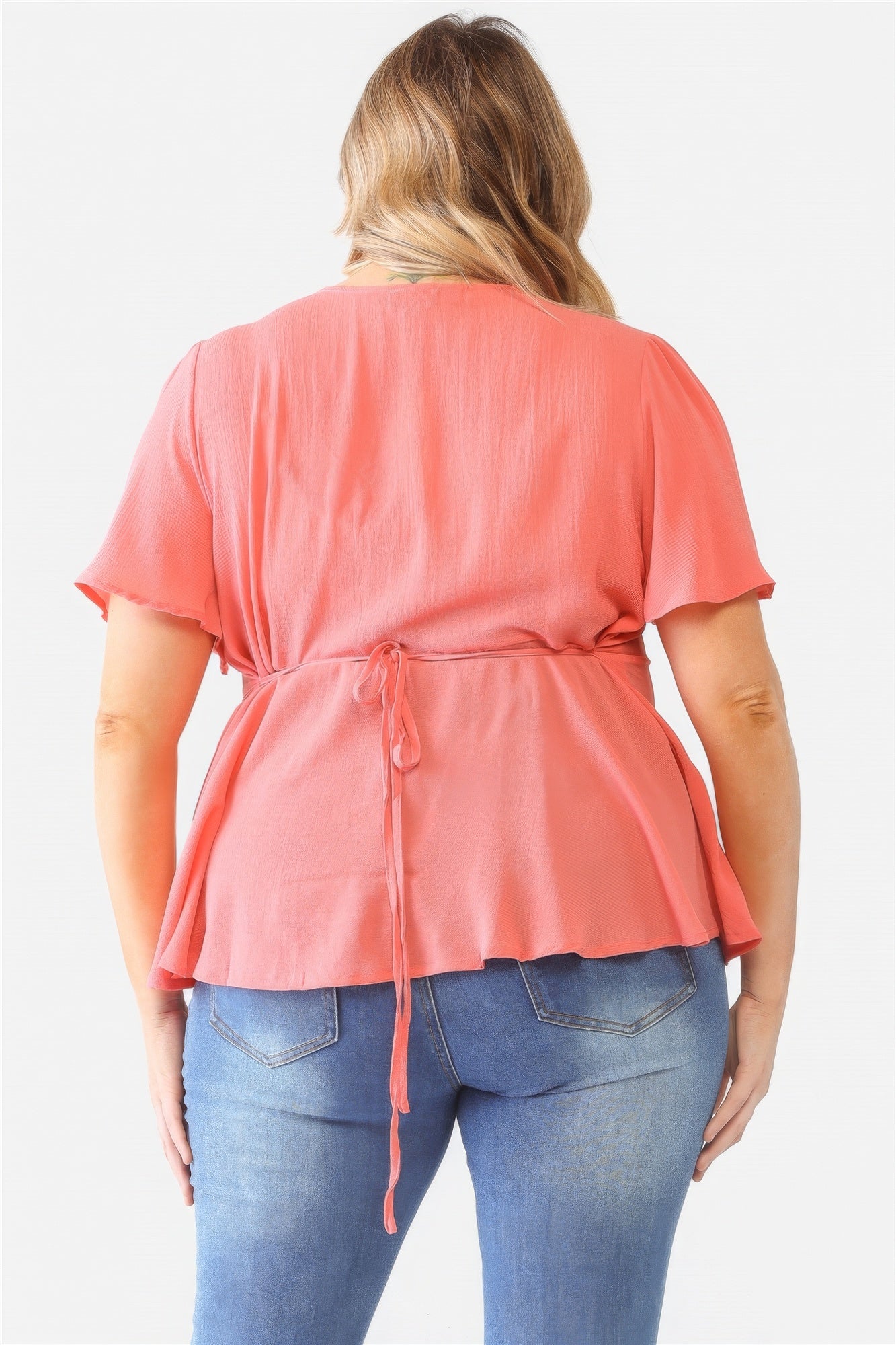 Tie Detail Flare Top