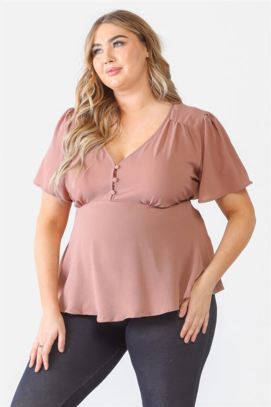 Tie Detail Flare Top