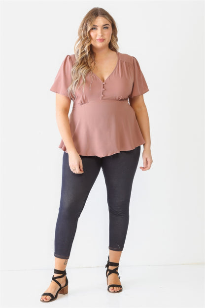 Tie Detail Flare Top