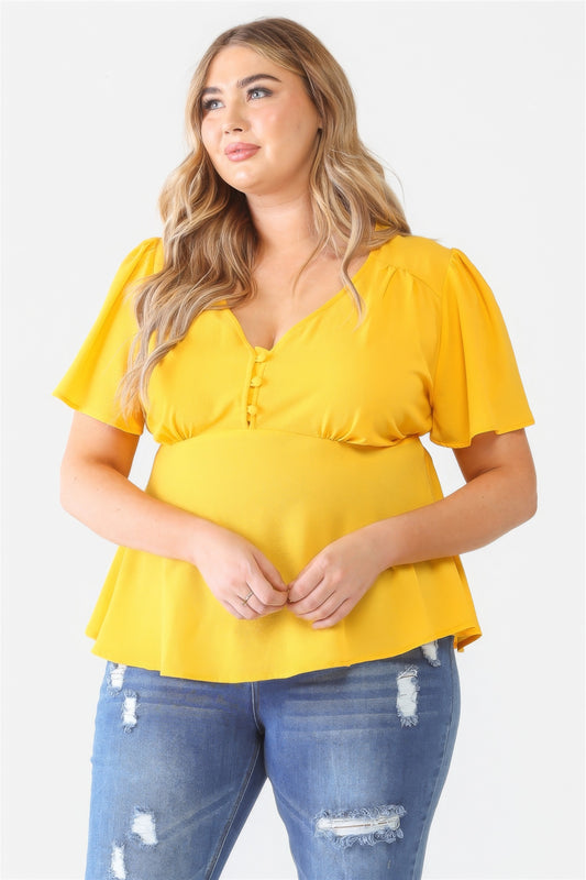 Tie Detail Flare Top