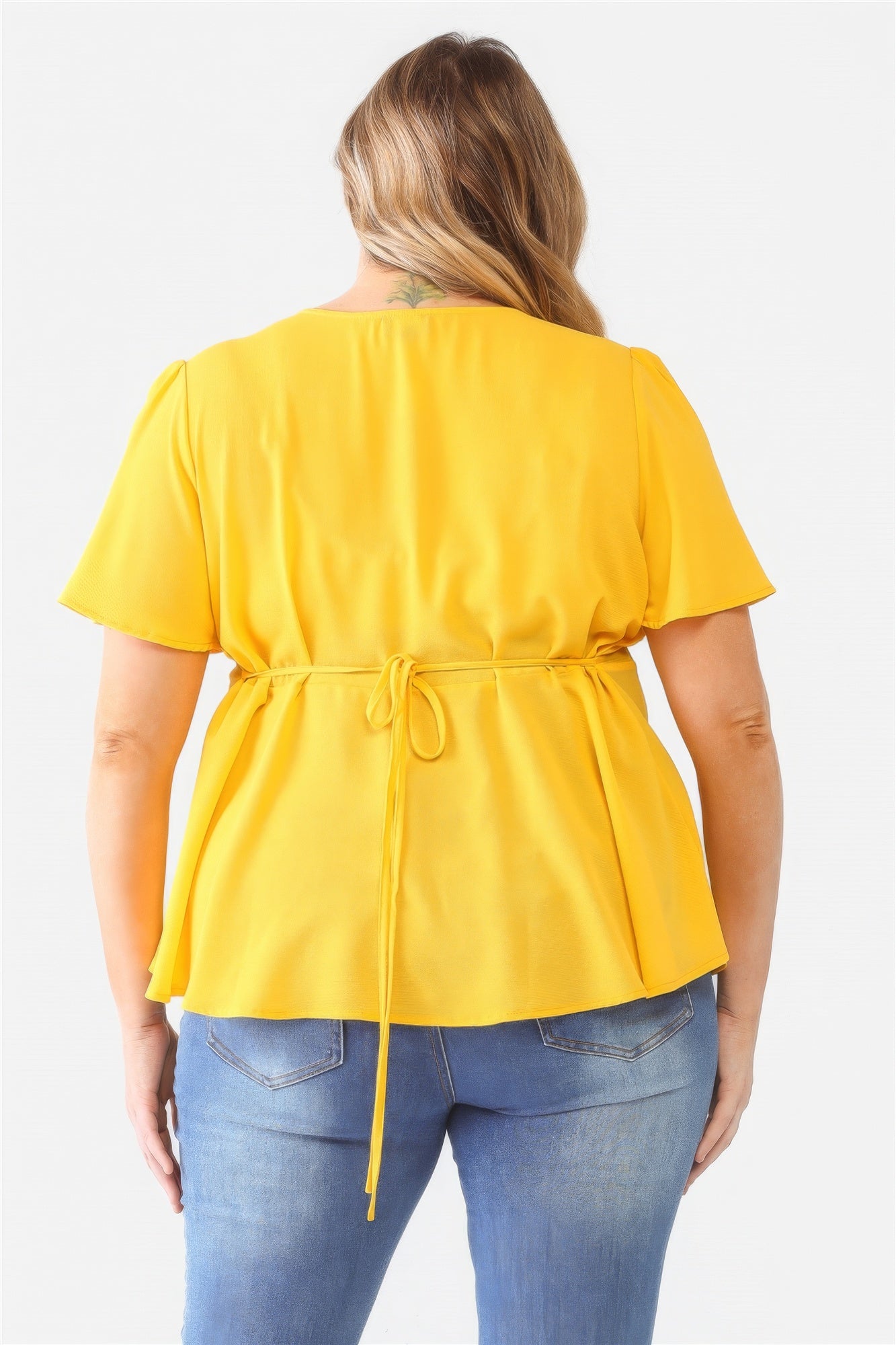 Tie Detail Flare Top