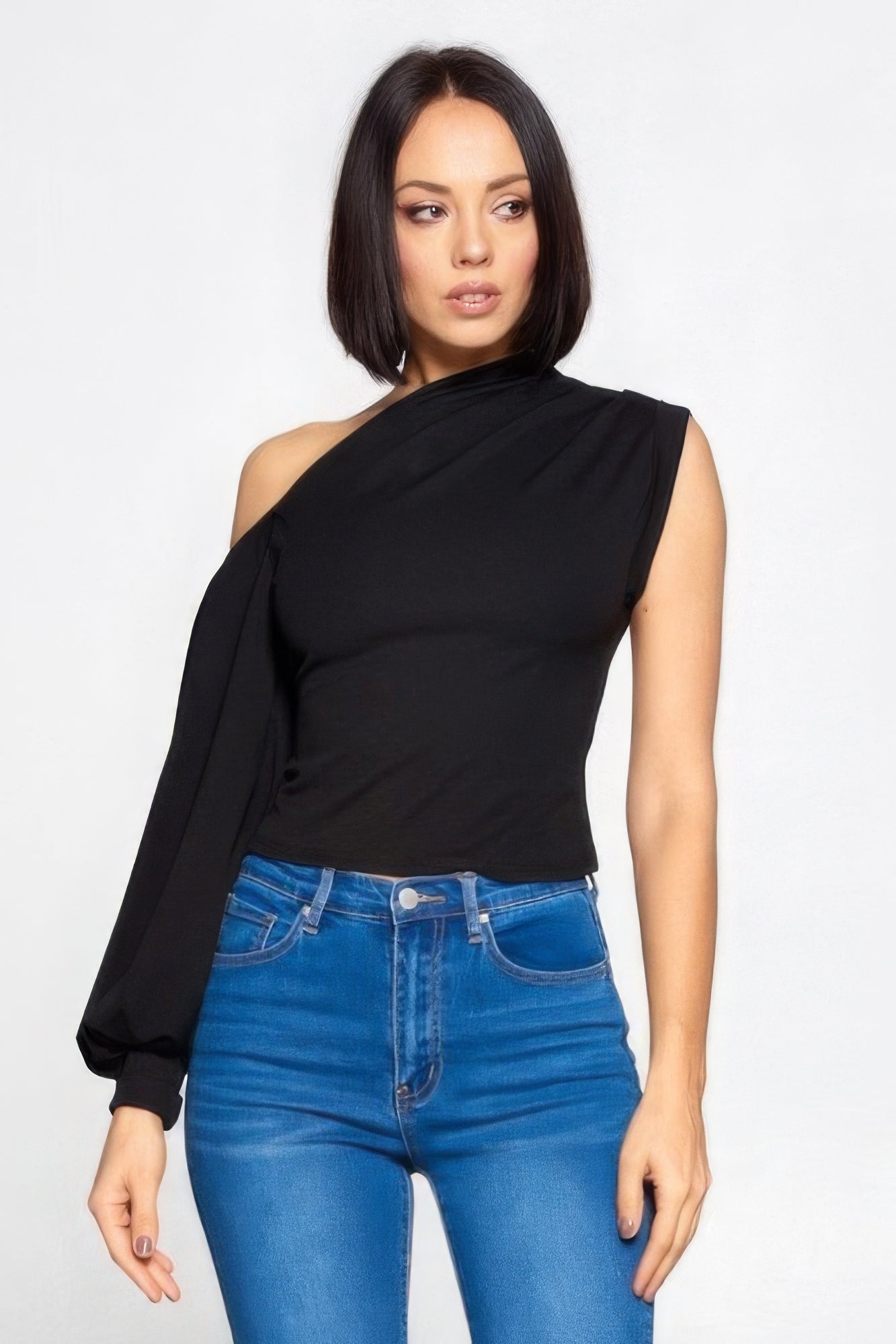 One-shoulder Top