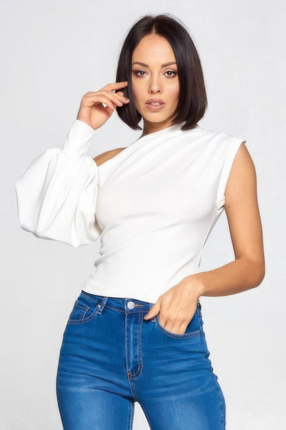 One-shoulder Top