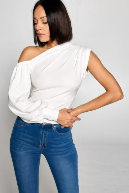 One-shoulder Top