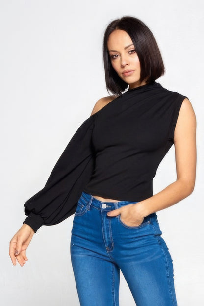 One-shoulder Top