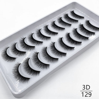 10 pairs Dramatic 3D Mink Lashes Natural Mink Eyelashes Lola’s Hidden Gem