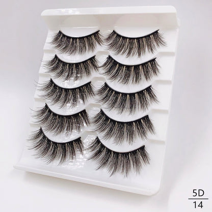 8 Pairs Faux Mink Fluffy Natural False Eyelashes 3D Dramatic Lola’s Hidden Gem