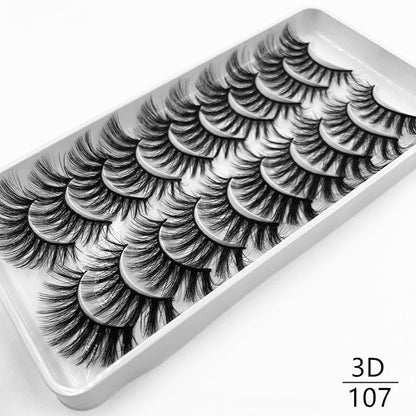 10 pairs Dramatic 3D Mink Lashes Natural Mink Eyelashes Lola’s Hidden Gem