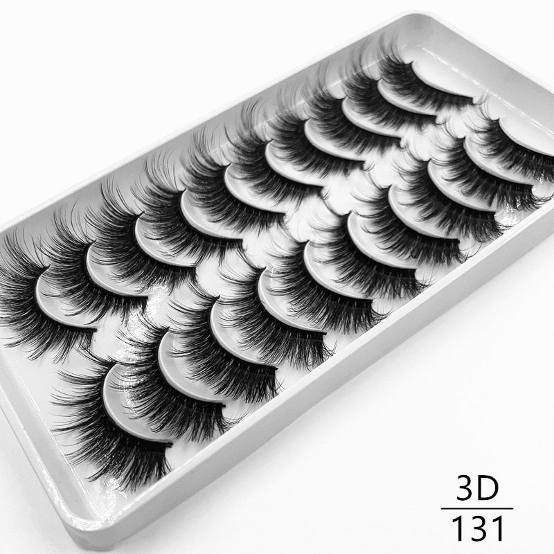 10 pairs Dramatic 3D Mink Lashes Natural Mink Eyelashes Lola’s Hidden Gem