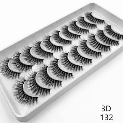 10 pairs Dramatic 3D Mink Lashes Natural Mink Eyelashes Lola’s Hidden Gem