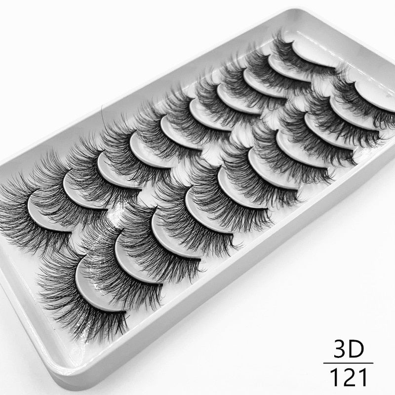 10 pairs Dramatic 3D Mink Lashes Natural Mink Eyelashes Lola’s Hidden Gem