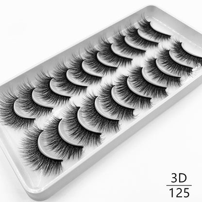 10 pairs Dramatic 3D Mink Lashes Natural Mink Eyelashes Lola’s Hidden Gem