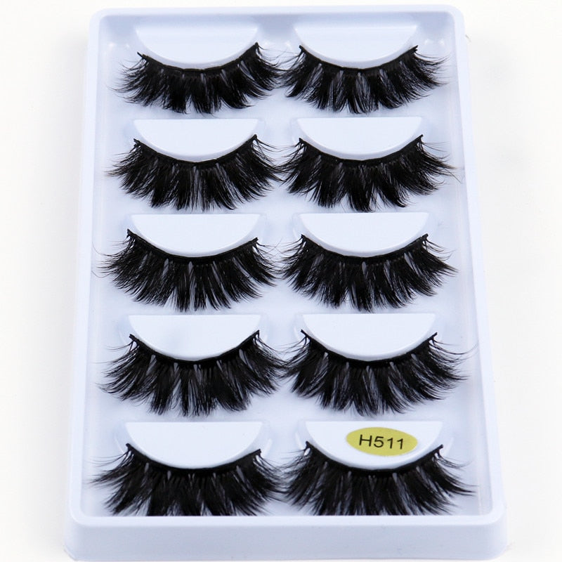 10 pairs Dramatic 3D Mink Lashes Natural Mink Eyelashes Lola’s Hidden Gem