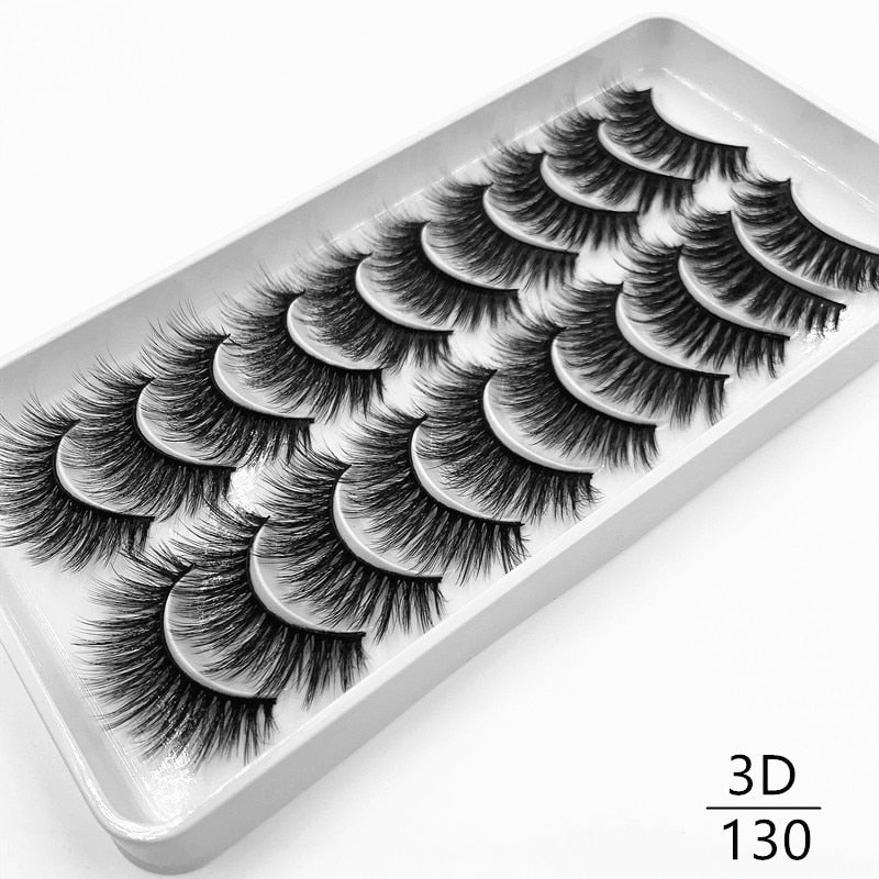 10 pairs Dramatic 3D Mink Lashes Natural Mink Eyelashes Lola’s Hidden Gem