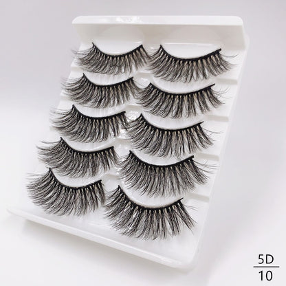 8 Pairs Faux Mink Fluffy Natural False Eyelashes 3D Dramatic Lola’s Hidden Gem