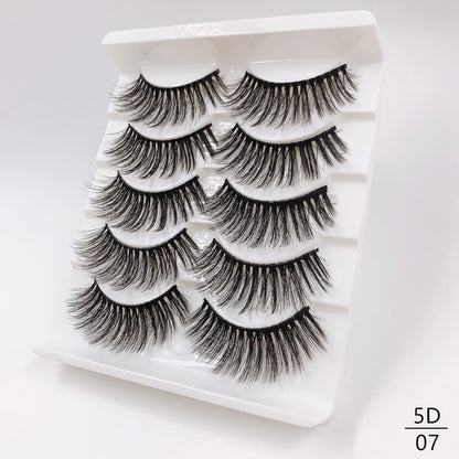 8 Pairs Faux Mink Fluffy Natural False Eyelashes 3D Dramatic Lola’s Hidden Gem