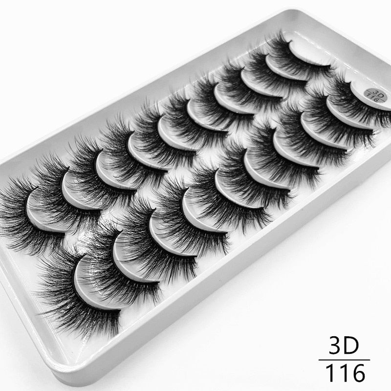 10 pairs Dramatic 3D Mink Lashes Natural Mink Eyelashes Lola’s Hidden Gem