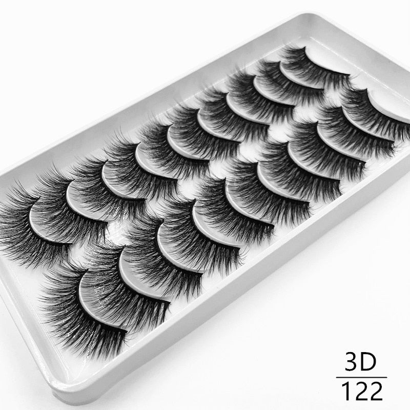 10 pairs Dramatic 3D Mink Lashes Natural Mink Eyelashes Lola’s Hidden Gem