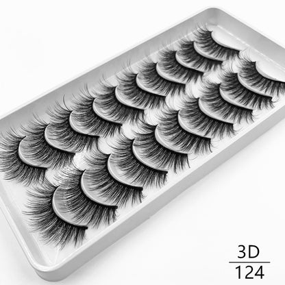 10 pairs Dramatic 3D Mink Lashes Natural Mink Eyelashes Lola’s Hidden Gem